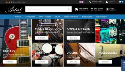 Artist Guitars.co.uk
