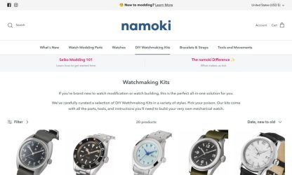 Namoki Watch kits