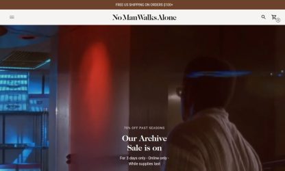 No Man Walks Alone