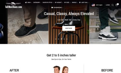 Tall Men Shoes